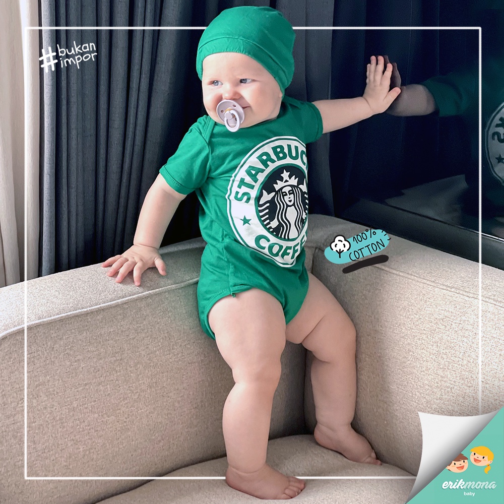 ❤️ jumper bayi starbucks baju bayi lucu baju anak ❤️