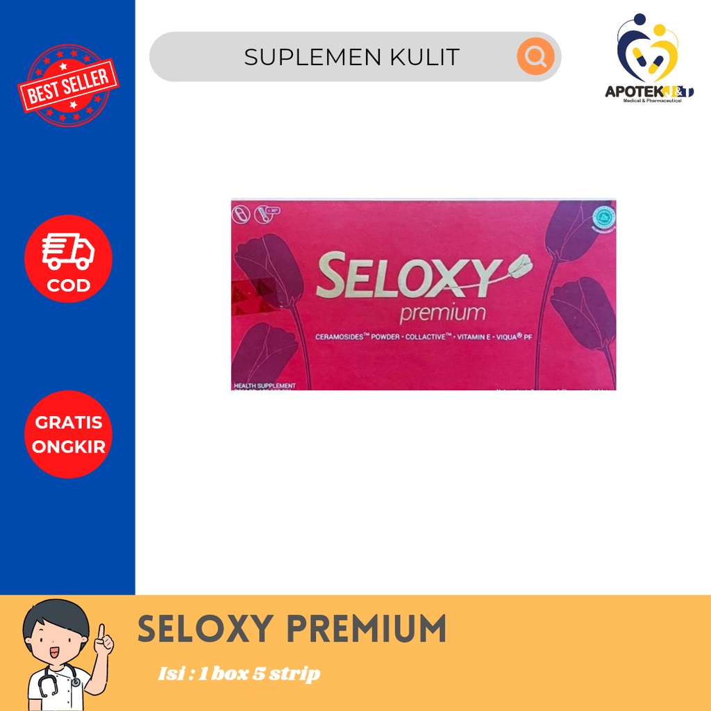 SELOXY PREMIUM BOX / ANTI AGING / SUPLEMEN KULIT GLOWING