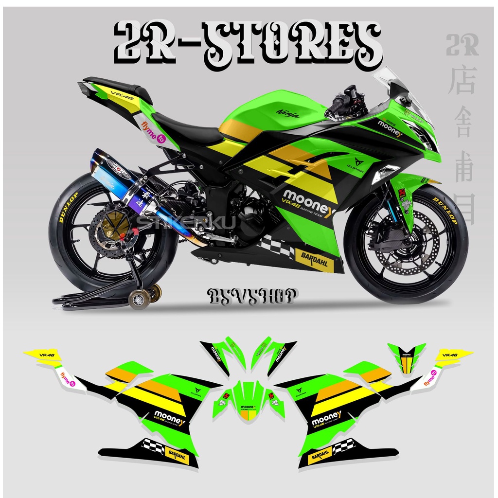 striping kawasaki ninja 250 fi semi full / Sticker kawasaki / stiker ninja 250 fi / list body / list