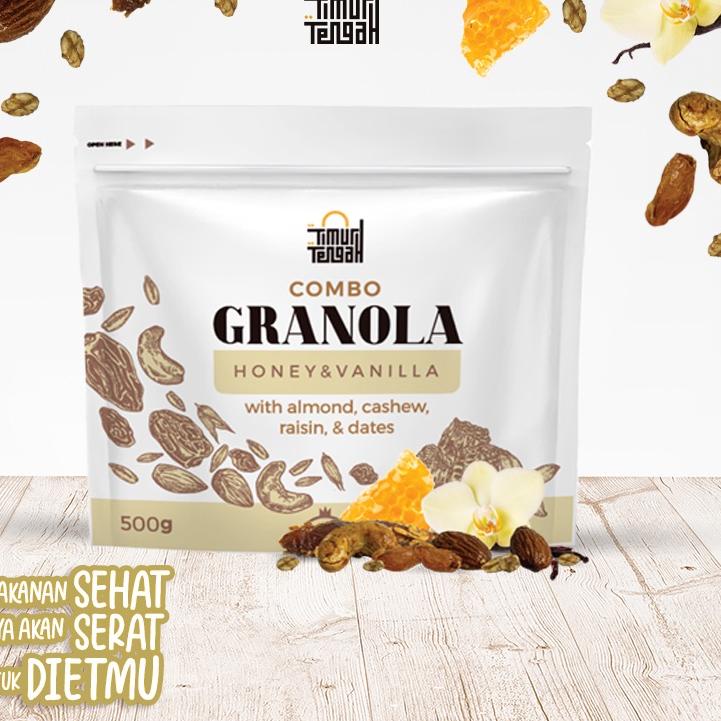 

[PRODUK DGNLT] Timur Tengah Granola Vanilla Honey 500gr Sereal Makanan Sehat CZK