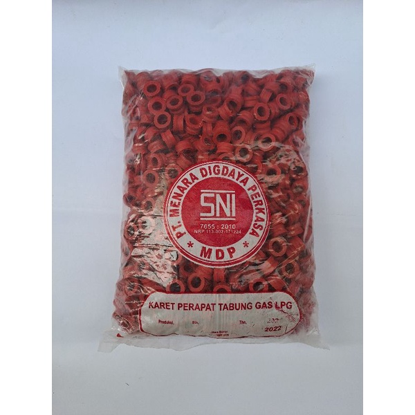 KARET SEAL TABUNG GAS LPG MERAH SNI ISI 1000 PCS