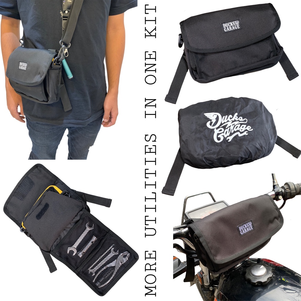 Pouch Handlebar Tas Stang Multifungsi Made By Ducks Garage