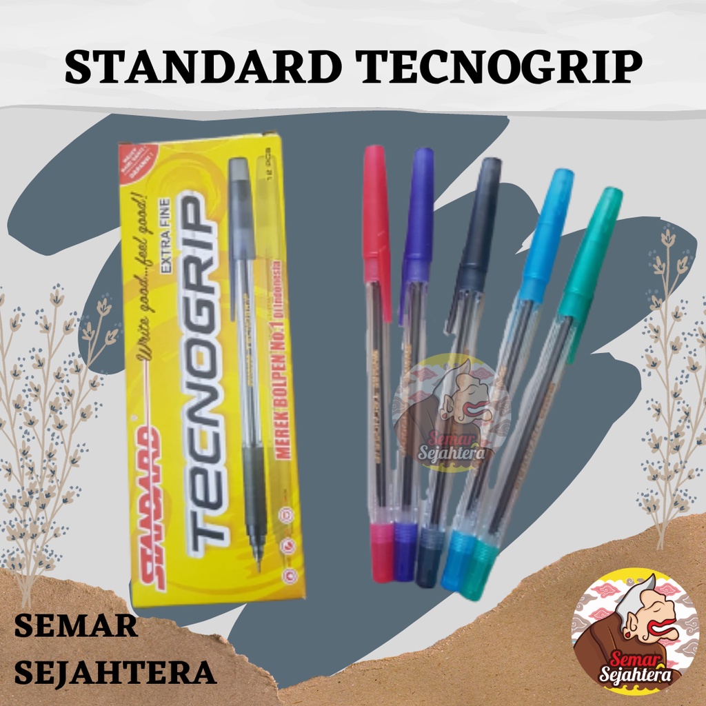 

[PCS] PULPEN JEL / BULPEN / GEL PEN STANDARD TECNOGRIP EXTRA FINE*