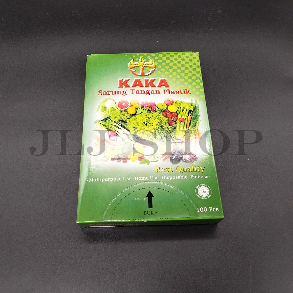 Sarung Tangan Plastik merk KAKA Isi 100pcs (50pasang)