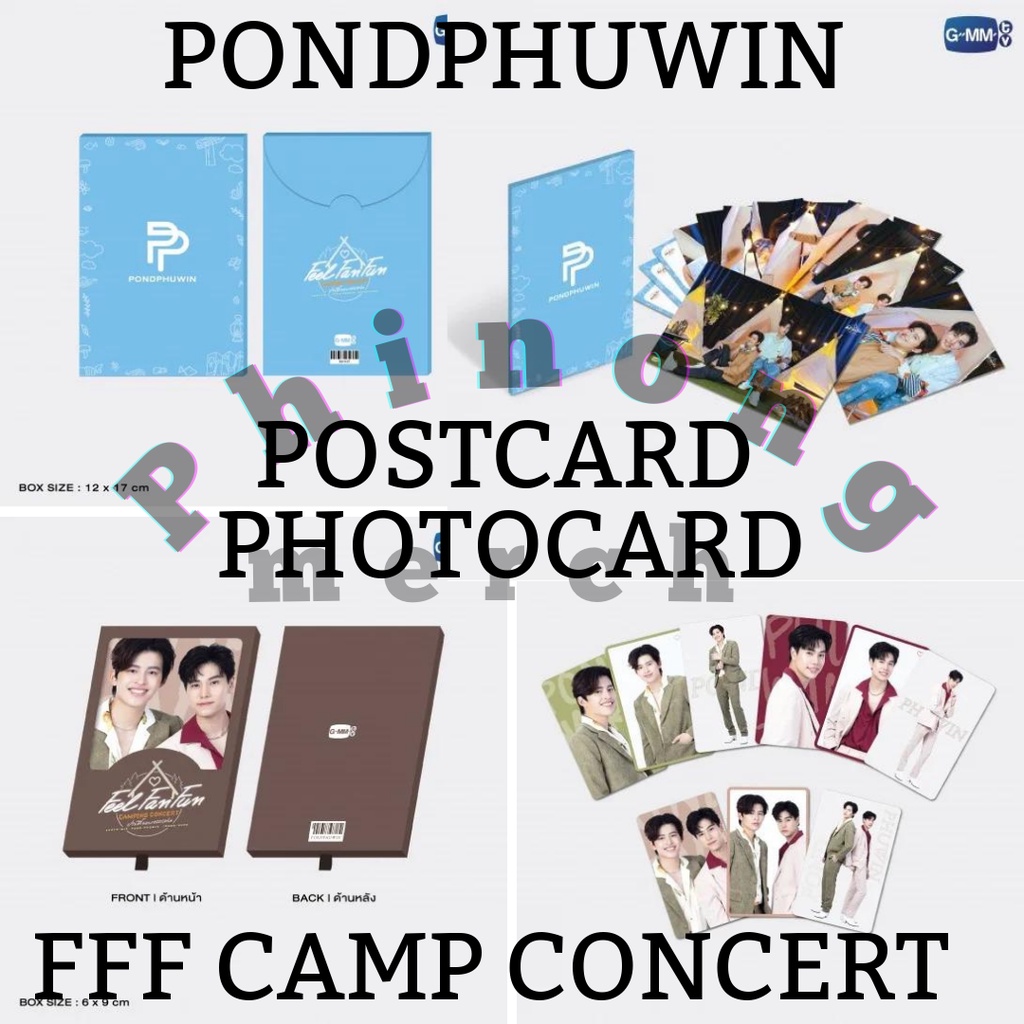 [ READY | SHARING ] PHOTOCARD POND NARAVIT - PHUWIN / POSTCARD POND NARAVIT - PHUWIN FEEL FUN CAMP C