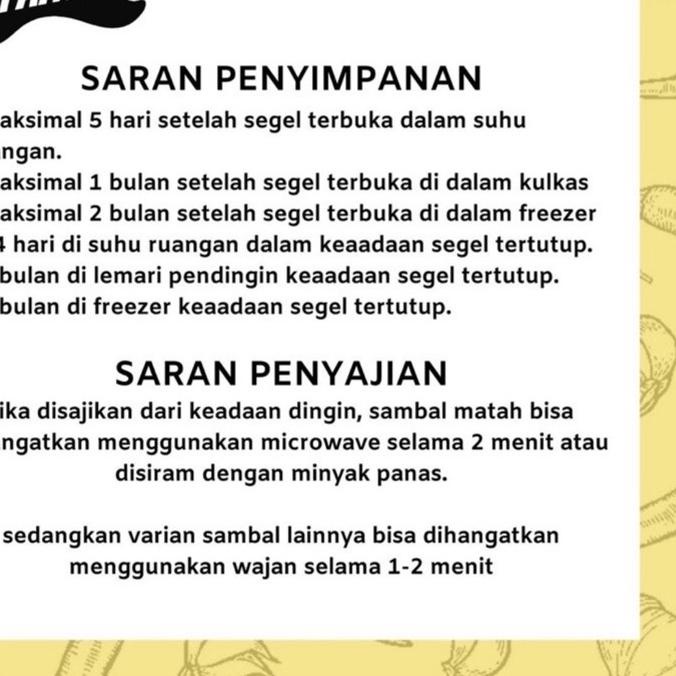 

SALE✅Sambal Ijo Padang (baca desc sblm beli)|SQ5