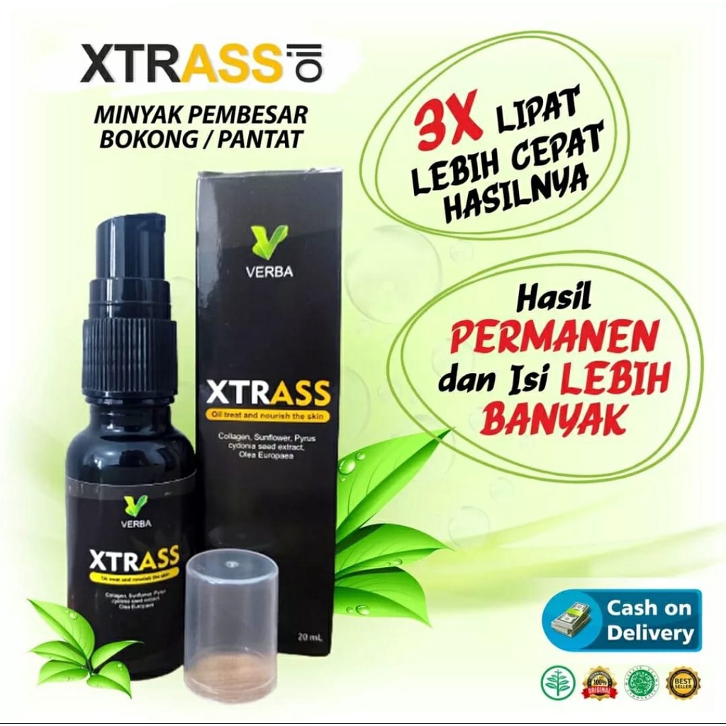 XTRASS ORIGINAL - pembesar bokong pembesar pantat pemutih bokong pengencang bokong obat pembesar bok