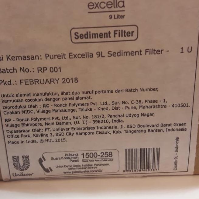 Recomended PUREIT EXCELLA MICRO FIBER MESH FILTER / PUREIT  EXCELLA 9 L / PUREIT CLASSIC 5 LITER / P