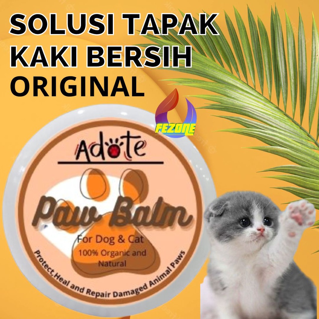 KRIM PELEMBAB PELINDUNG KAKI HEWAN ADOTE PAW BALM ANJING KUCING FEZONE