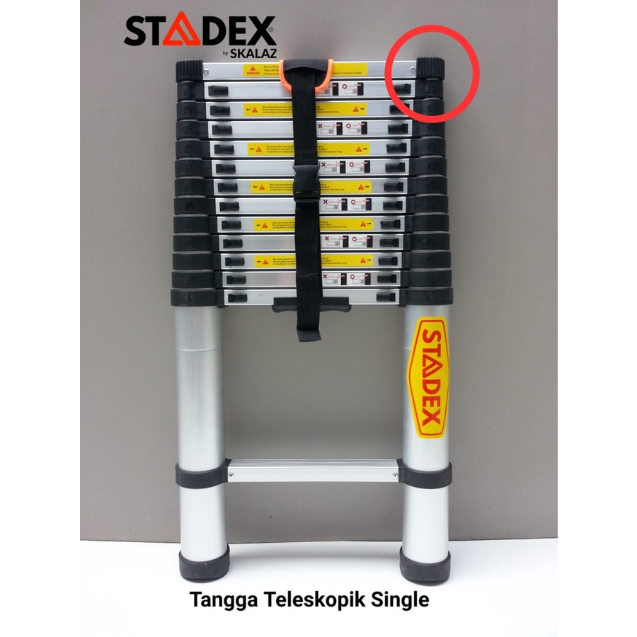 Tutup Tangga Teleskopik Single Untuk Atas