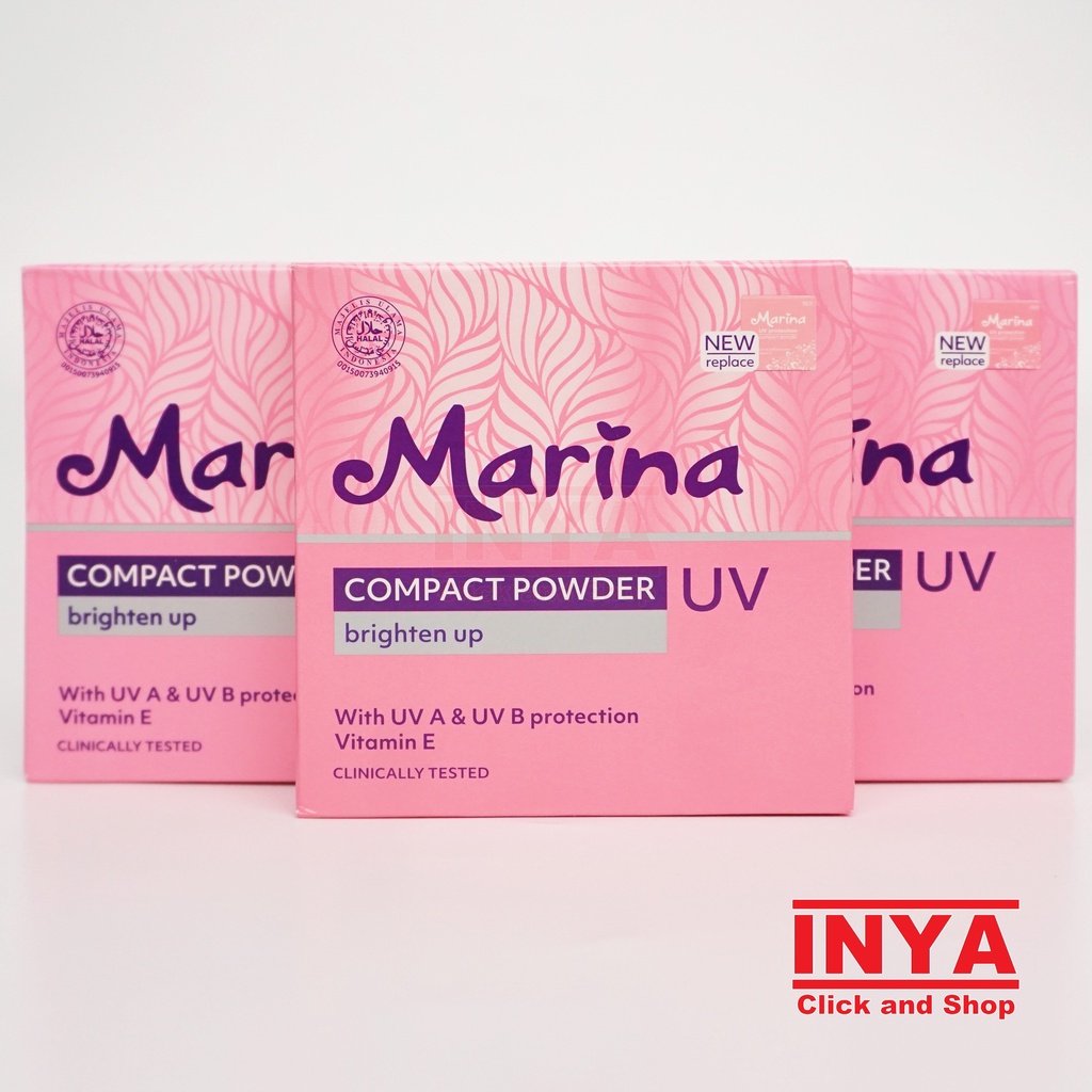 BEDAK MARINA COMPACT POWDER UV 04  NAUTRAL 12gr - Bedak Padat