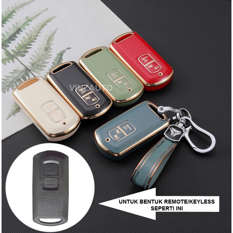 Premium Case Remote Keyless Honda Vario 150 Scoopy 2021 2 Tombol Bahan TPU HIGH QUALITY
