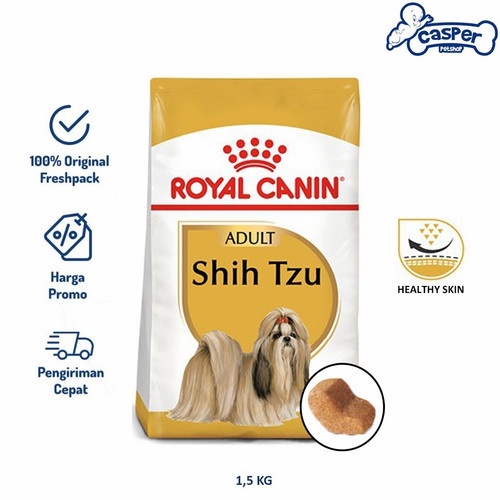 Royal Canin SHIH TZU ADULTL 1.5 kg rc shih tzu adult dogfood makanan anjing