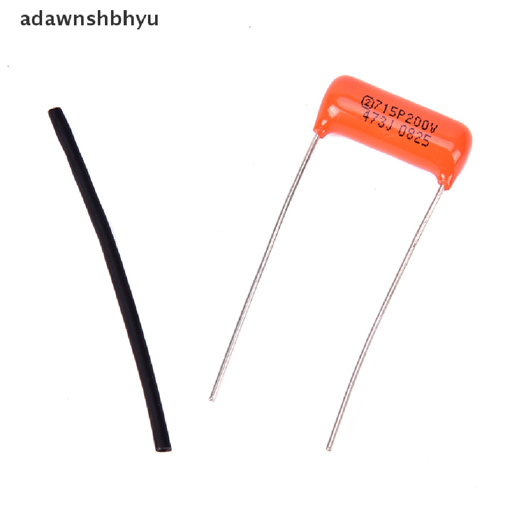 Adawnshbhyu 1pc Gitar Elektrik Single Coil Pickup Kapasitor Akustik 0.047uf 473J ID