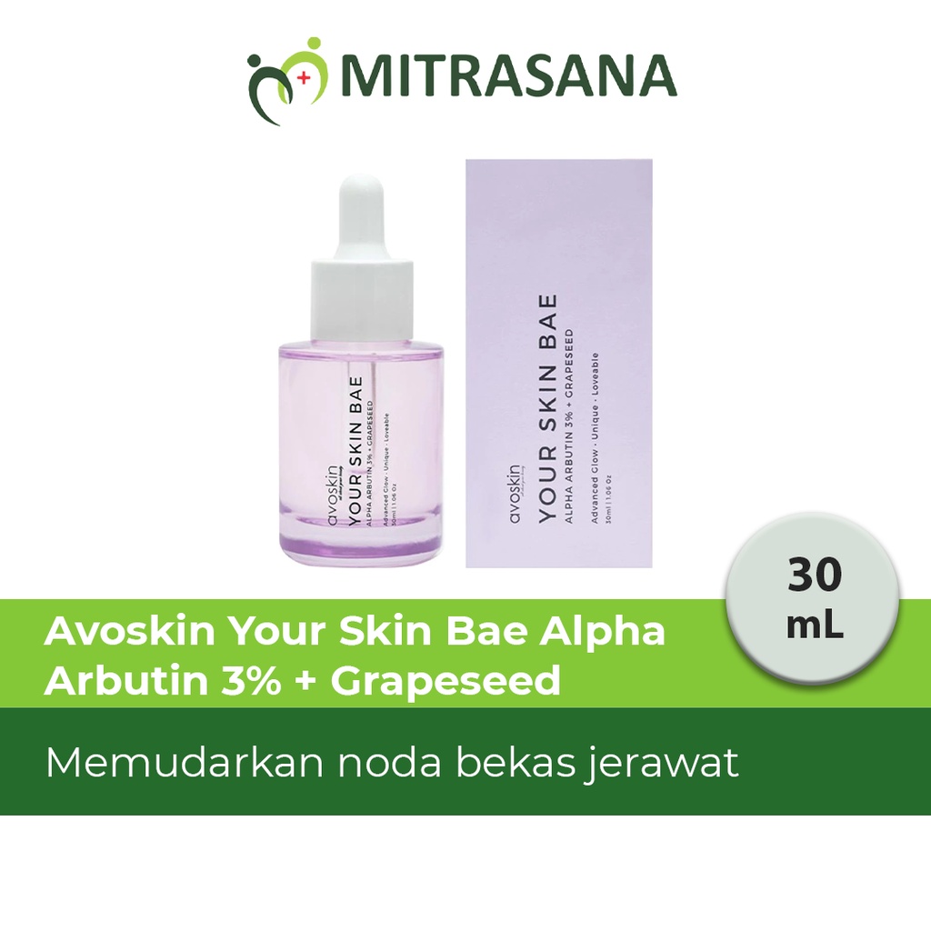 Avoskin Your Skin Bae Alpha Arbutin 3% + Grapeseed 30 ml