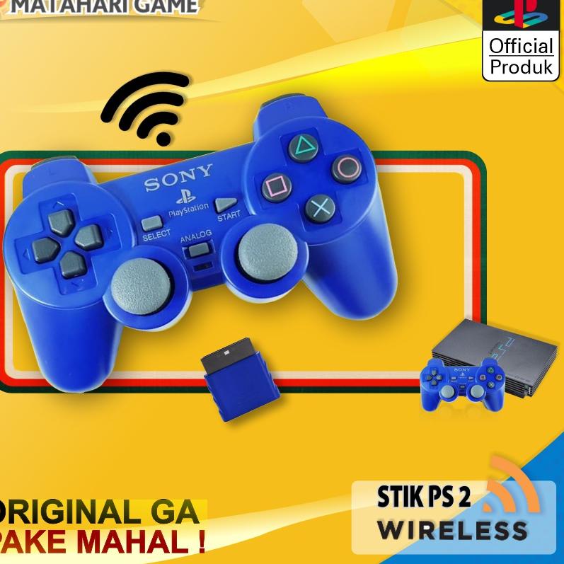 Tren Terbaru Stik Stick PS2 Wireless Sony Original Pabrik Putih