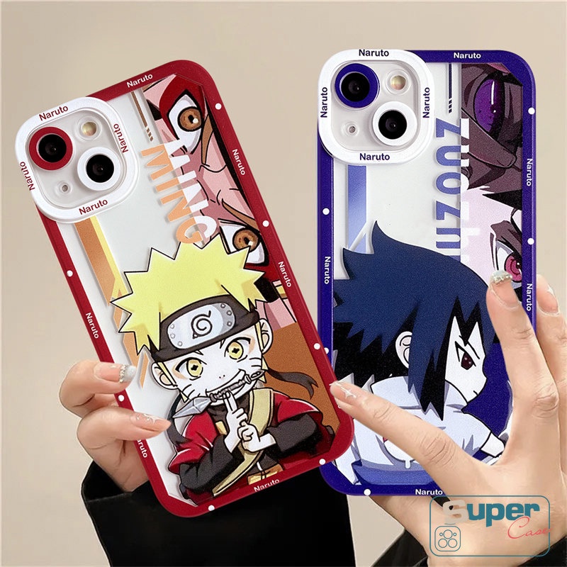 Redmi 10a1 10A 9 9T 9A 10C 9C NFC Note9 8 10 11 Pro Plus 9Pro 11s 10s 9s 10Pro Max Note POCO F4 X3 Pro M3 X3 NFC Cute Sasuke Dan Shikamaru Kartun Anime NARUTO Soft TPU Sarung