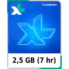 Voucher XL 2,5 GB 7 hari