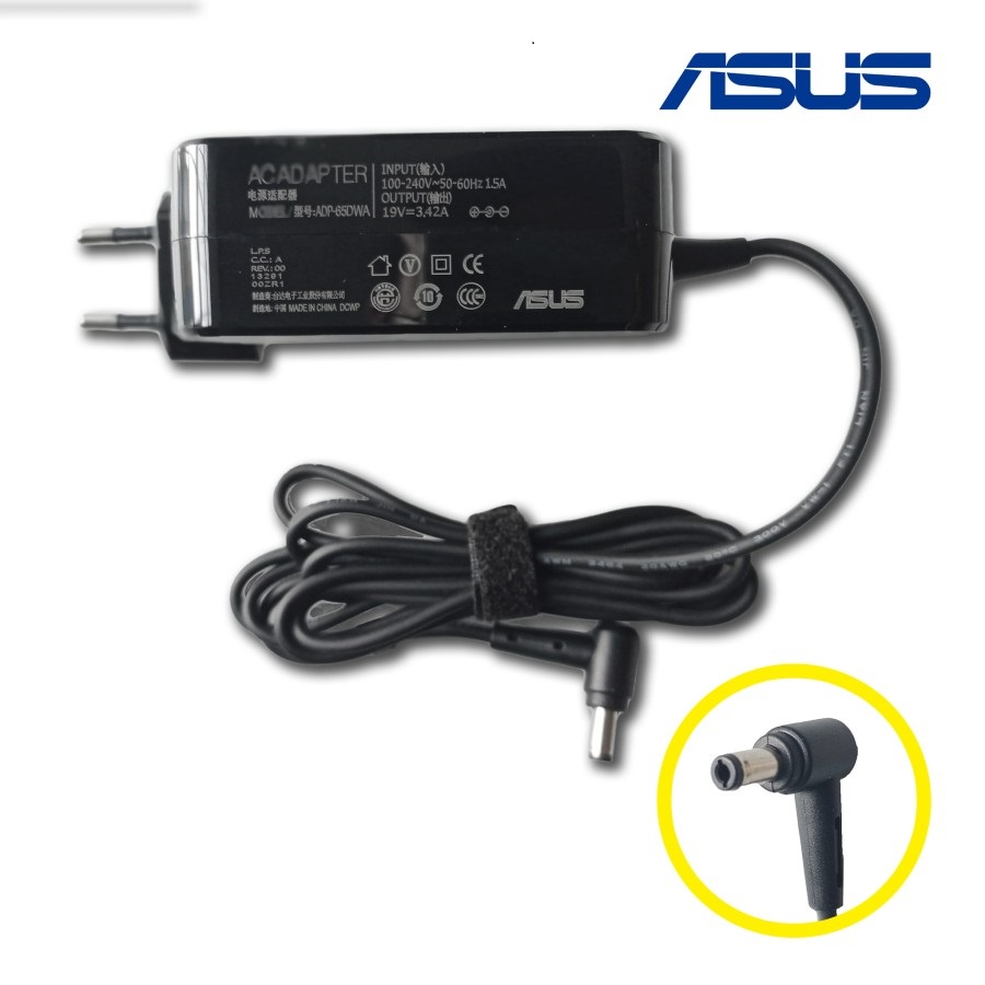 ORIGINAL ADAPTOR ASUS 19V 3.42A (5.5x2.5MM) A45 A45A A45V X45A X45U X45C A45VD A45VG A45VM A45VS