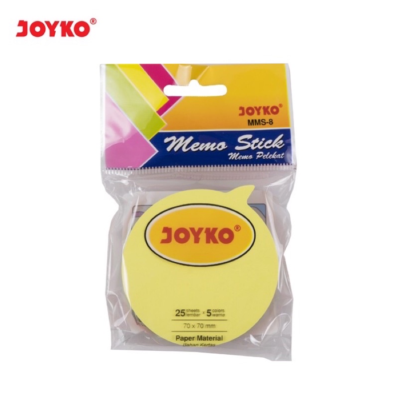 

STICKY NOTE/KERTAS MEMO/MEMO STICK JOYKO MMS-8 PESAN