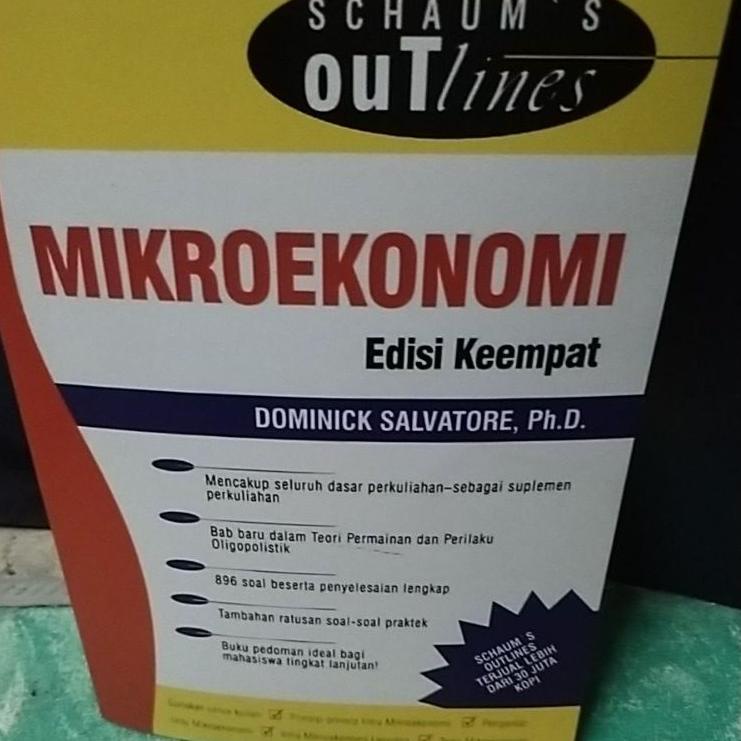 Best Style Mikroekonomi Ed 4 by Schaum Dominick Salvatore