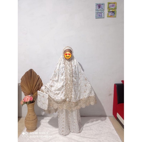 MKR-MUKENA ANAK Prada mukena murah mukena anak renda