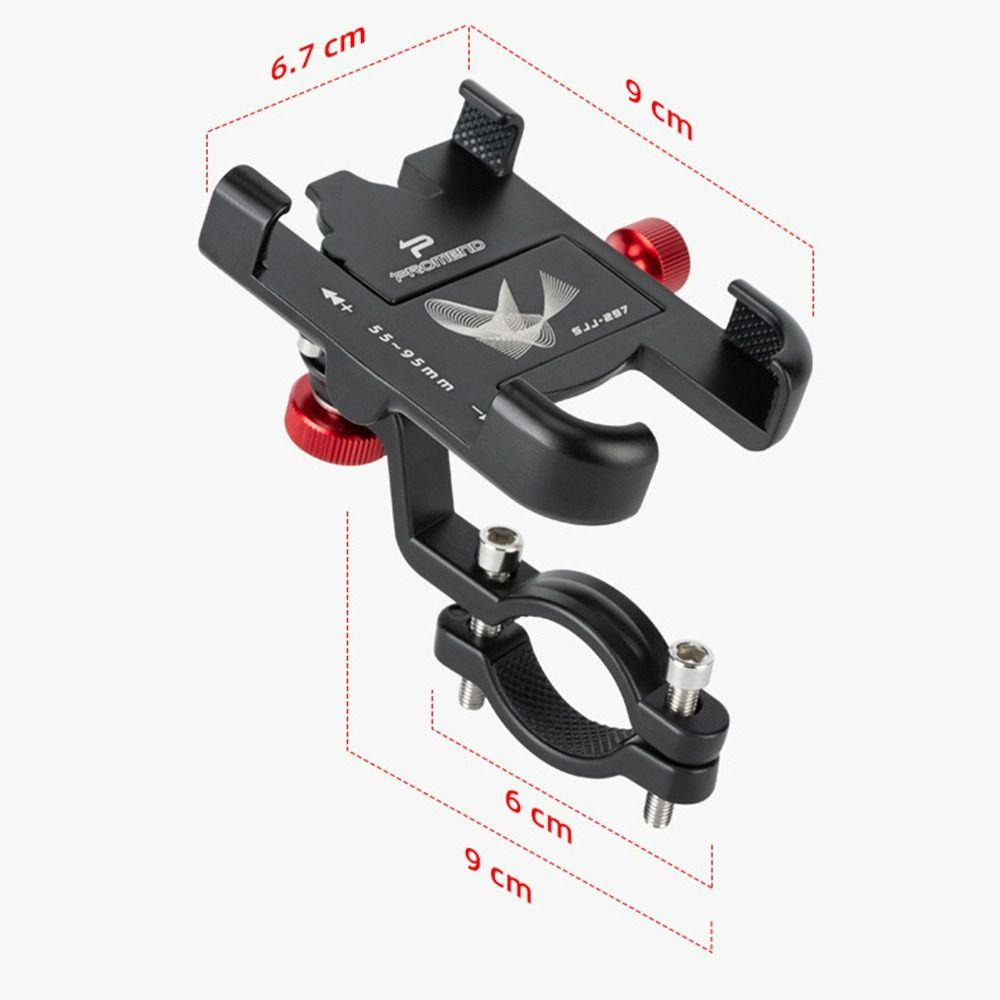 Populer Sepeda Ponsel Mount Naik Aksesoris Kuat Lengket Paduan Aluminium Adjustable Stabilizer