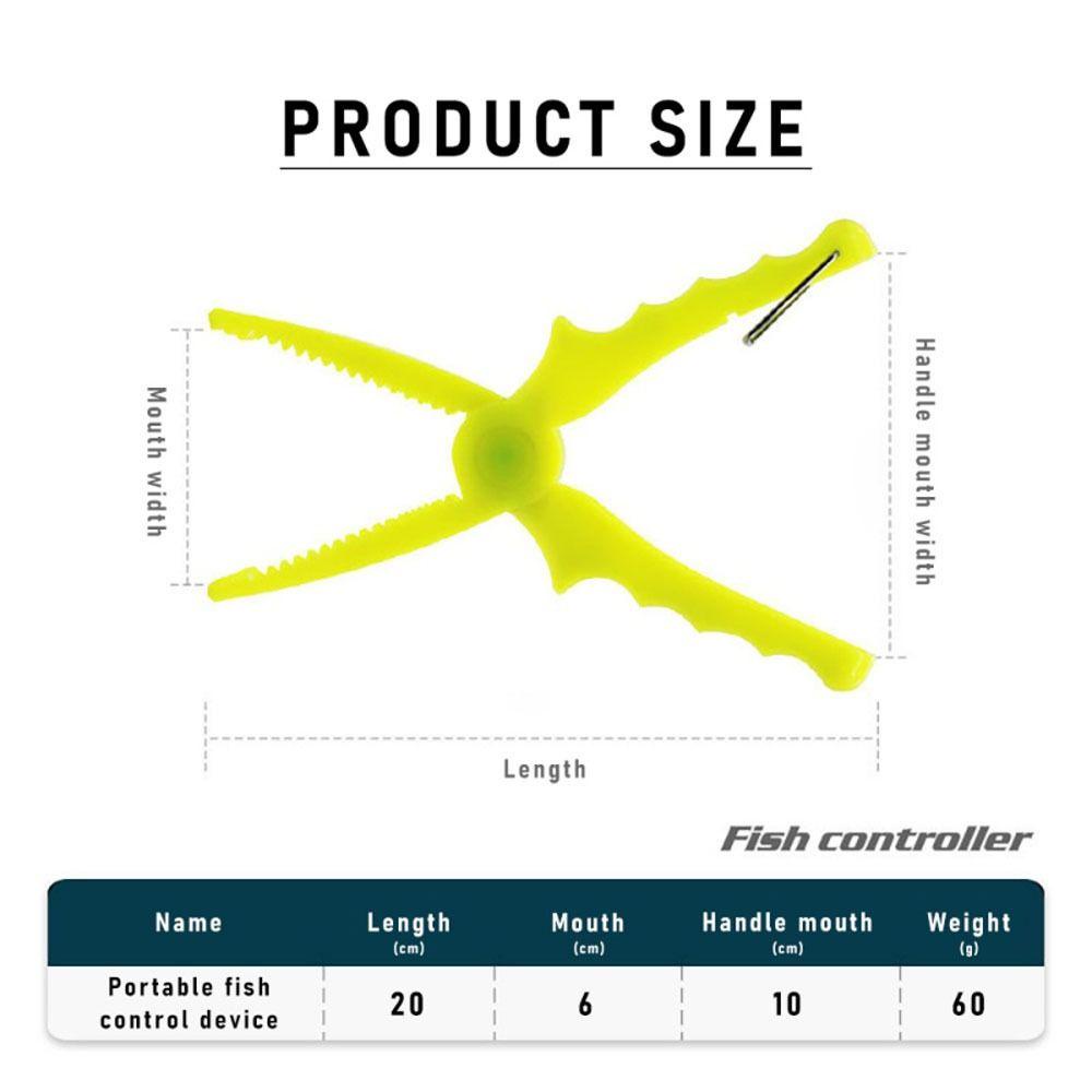 Augustina Fishing Plier Plastik Serbaguna Tackle Grip Grabber Lock Clip Alat Pancing Jepitan Tang