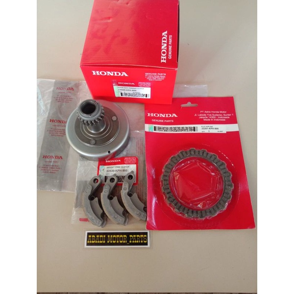 LONCENG+KAMPAS GANDA+PLAT KOPLING SUPRA X 125 LAMA/SUPRA X 125 R/KARISMA