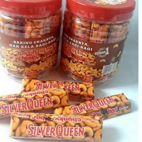 

READY ✅Coklat Silverqueen Chunkybar 33gr Kemasan Toples isi 12pcs|SQ8