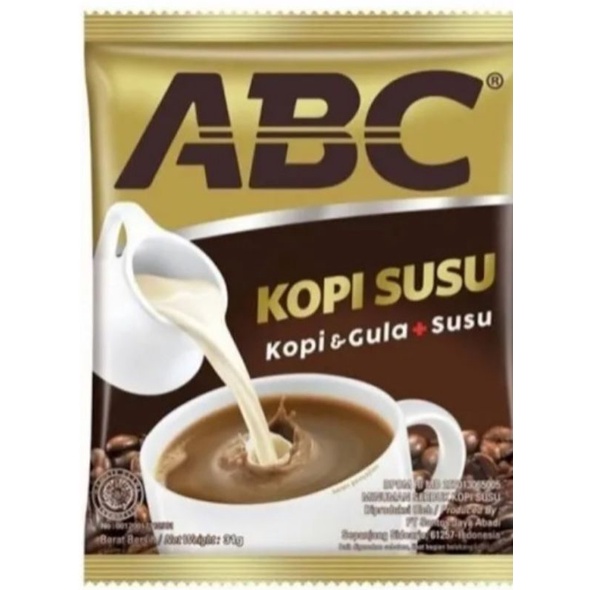 

Kopi ABC Susu 1 Renceng Isi 10 Sachet