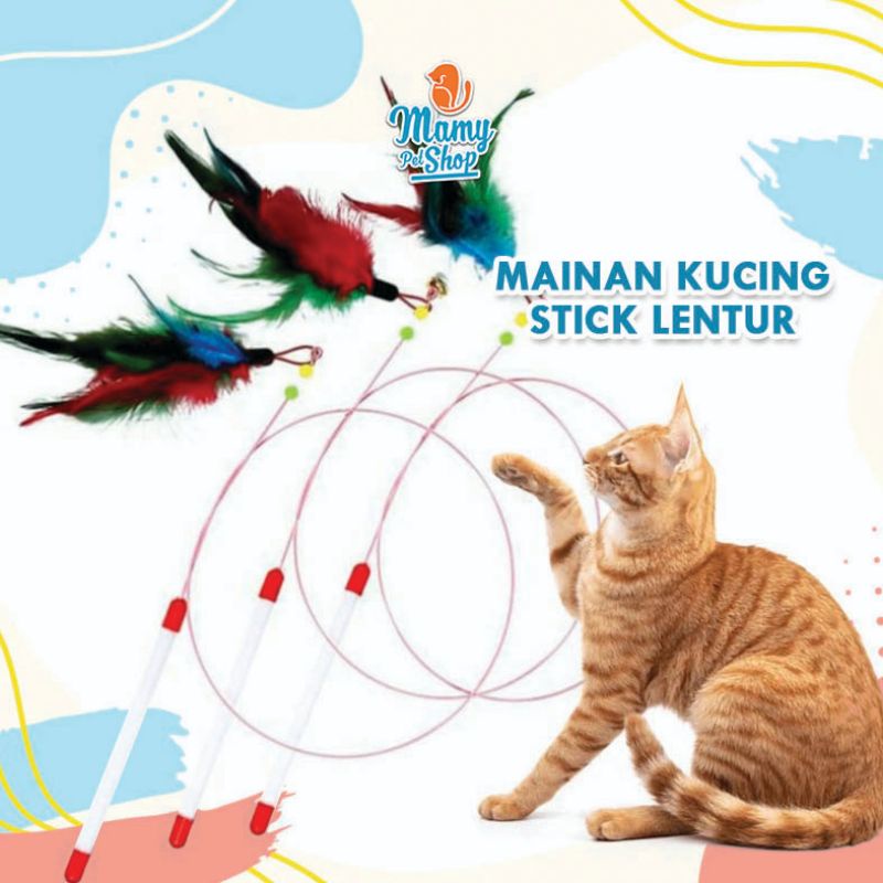 MAINAN KUCING STICK MURAH