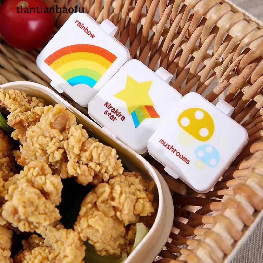 [tiantianbaofu] 4pcs Botol Bumbu Saus Dapur Botol Kecap Mini Portable Pot Kecil Butik