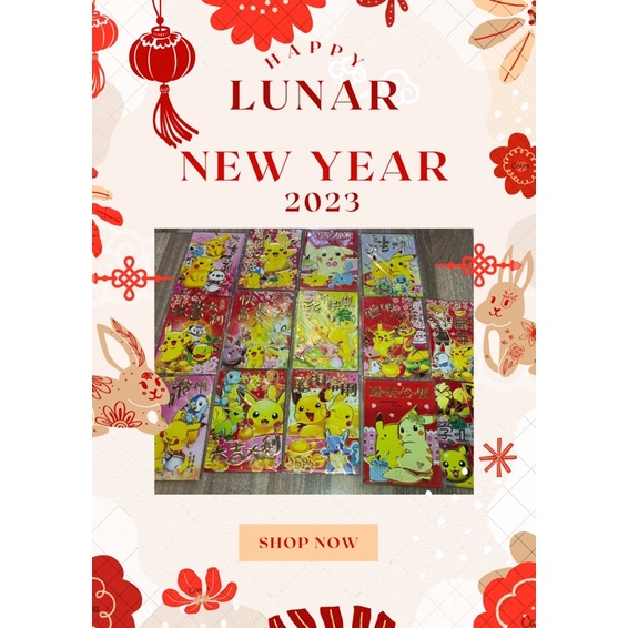 

Angpau / Angpao Imlek 2025 Model Pokemon