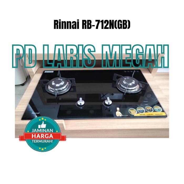 Kompor Tanam Rinnai RB 712 N GB / Kompor Tanam Rinnai