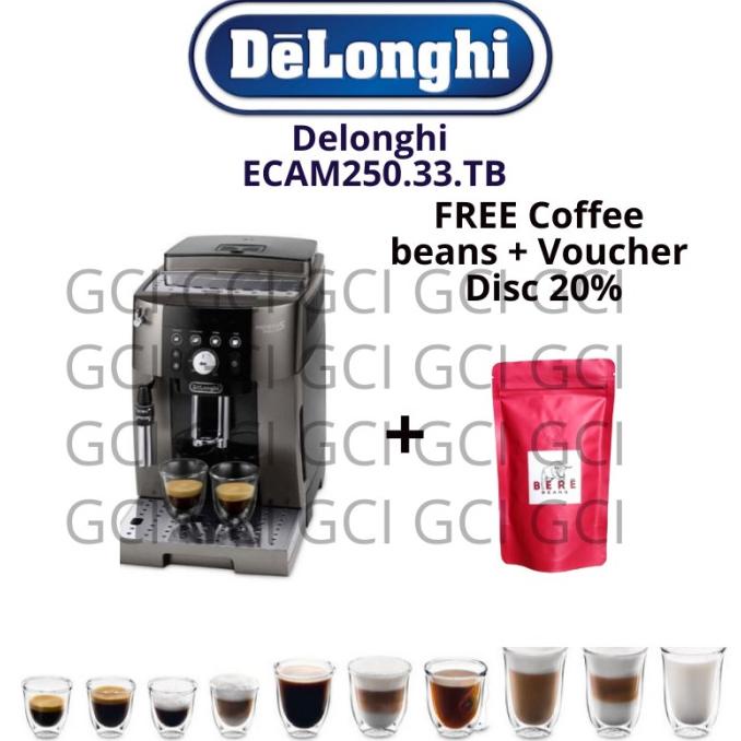 Delonghi ECAM 250.33.TB/mesin kopi magnifica ECAM 250.33.TB stok ada terus