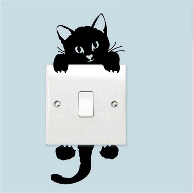 Stormer Stiker Wallpaper Saklar Lampu Dinding Dekorasi - K009 Cat