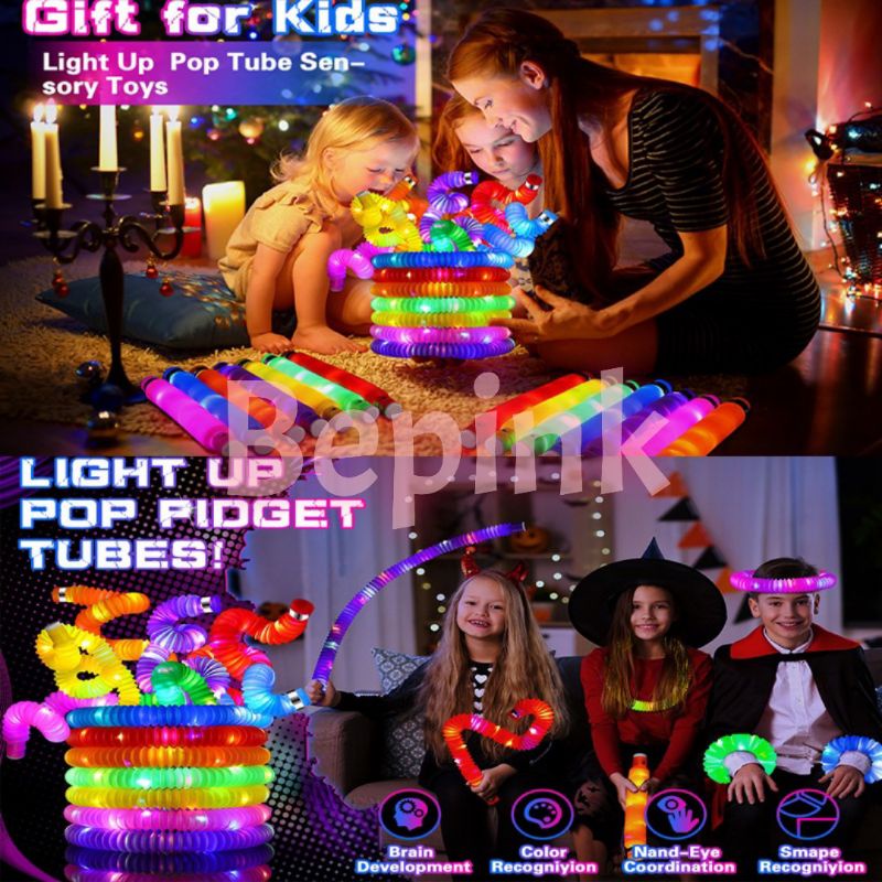 LIGHT UP POP TUBE PIPES POP/ SELANG LAMPU PIPA LED (BEPINK OFFICIAL)