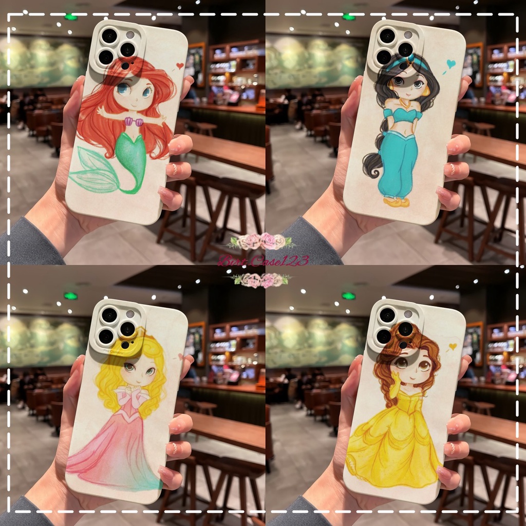 CUSTOM CASE SOFTCASE SILIKON PROCAMERA PRINCESS CUSTOM OPPO REALME VIVO XIAOMI SAMSUNG INFINIX IPHONE FOR ALL TYPE BC6843