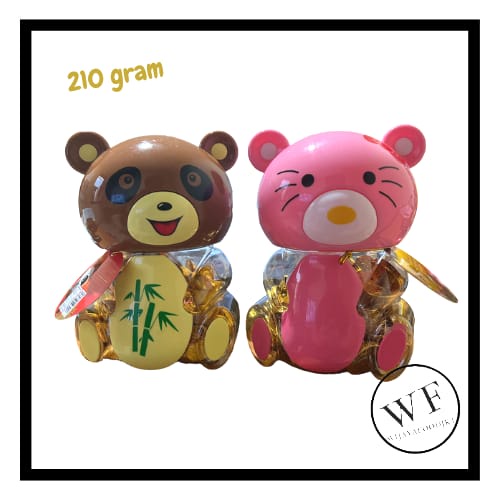 

Cokelat Koin Toples Panda / Cokelat Coin emas & Yuan Bao Toples 210gram