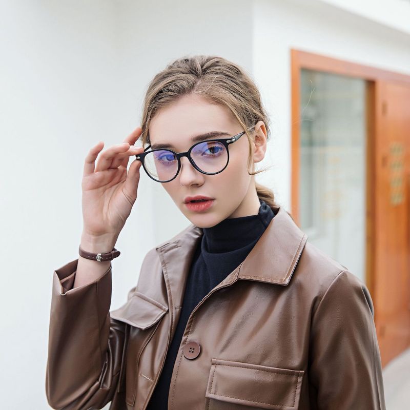 KACAMATA BUNDAR STYLE  GAGANG PLASTIK FASHION ANTTI RADIASSI - BEPINK JURAGAN