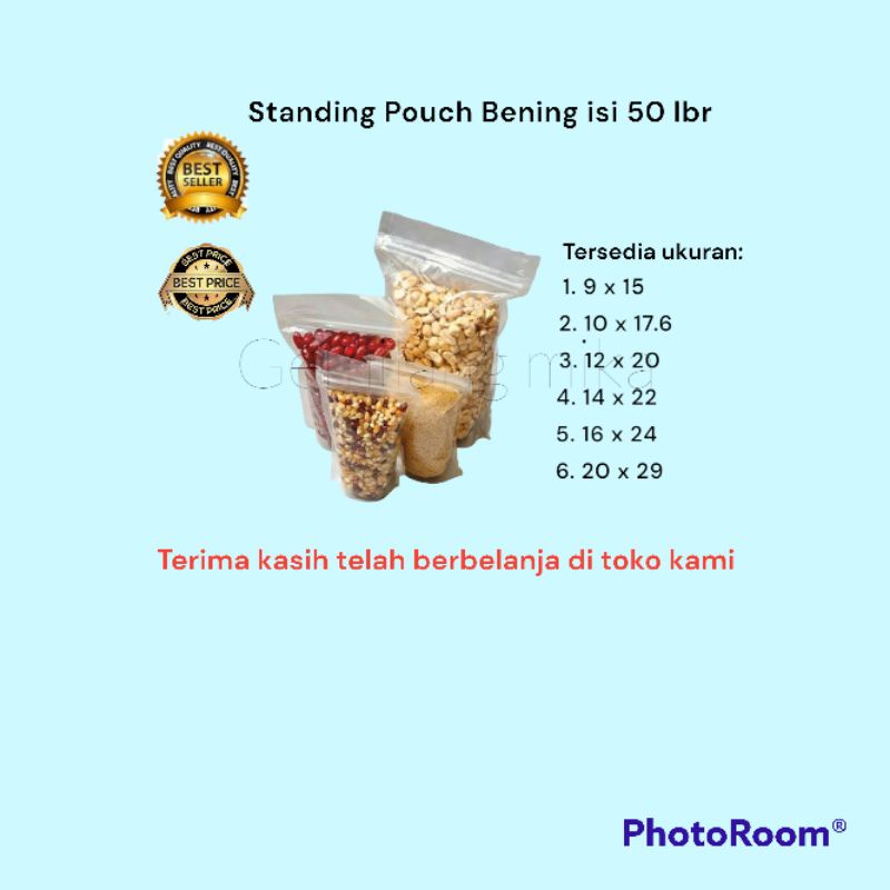 Standing Pouch PP Royal isi 50 lembar