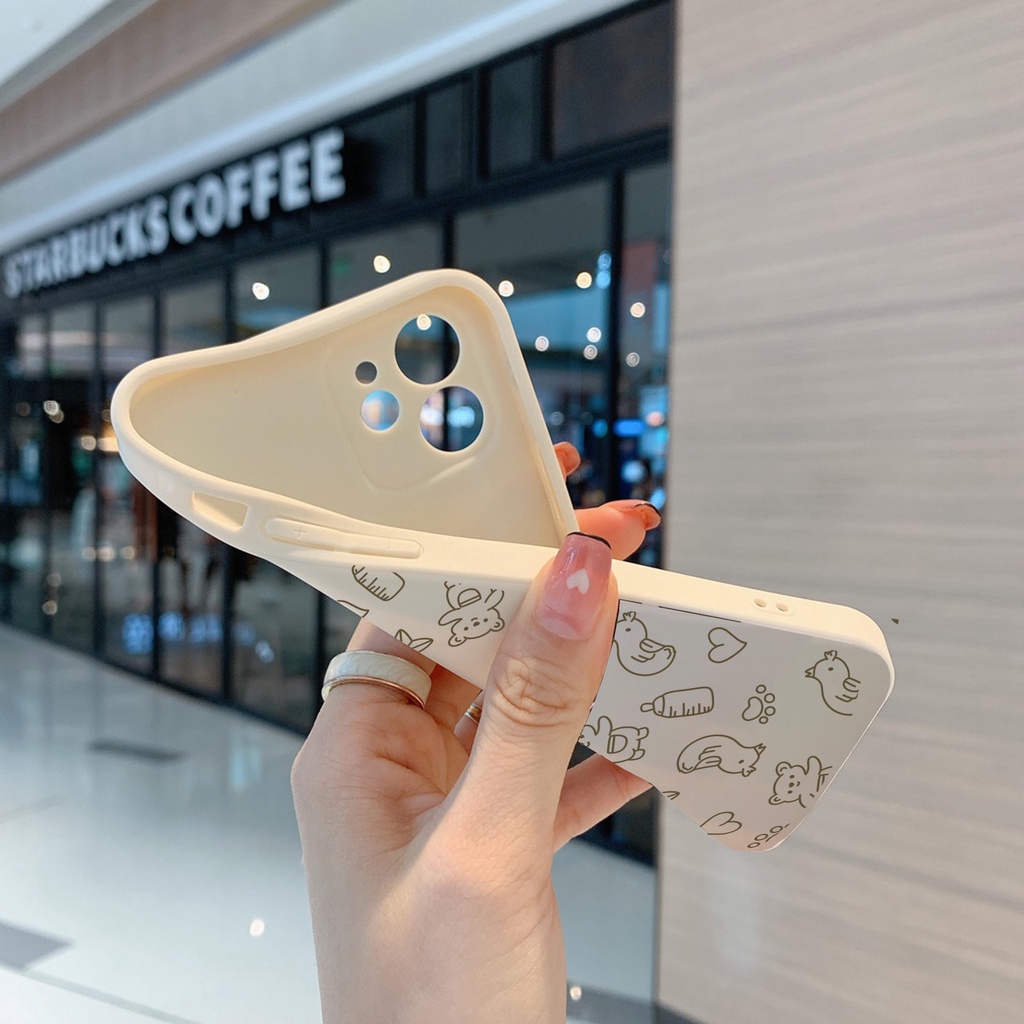 CASE TEDDY BEAR OPPO A5S A7 A11K A12 A54 A53 A15 A15S A16 A17 A17K A3S A5 A9 2020 A52 A33 A55 A76 A96 A92 A74 4G A95 5G RENO 7 5G 5 5F 6