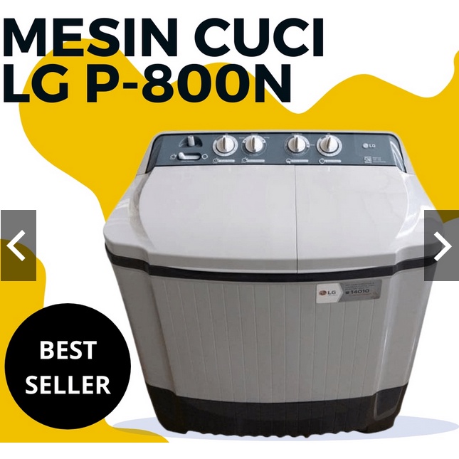 ALJ MESIN CUCI LG WP-800N WP 800N 800 N 8KG 2 TABUNG Bogor