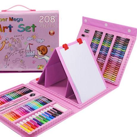 

Barang Baru { OMG } 208pcs Crayon Anak Set Isi 208 Pcs / Set Alat Menggambar Melukis Anak Crayon Cat Pensil;