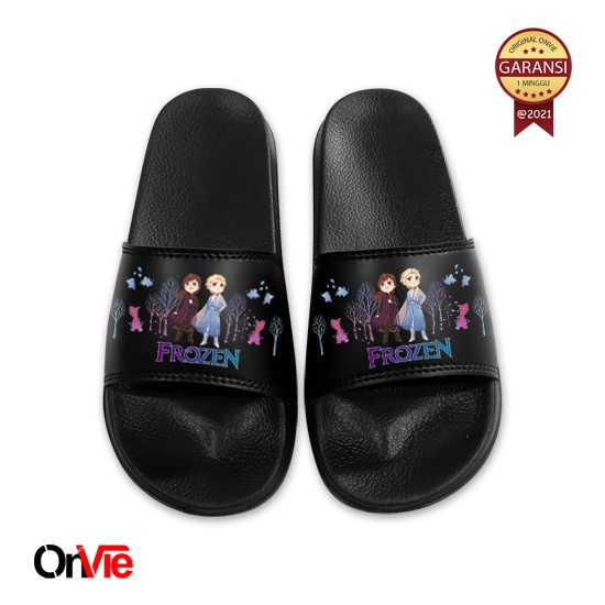Sandal Slide Anak Laki Laki Anti Slip Polos Premium | Sandal Anak Onvie