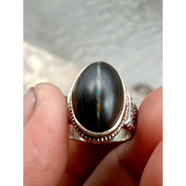 Natural batu pirus Persia motif sodo Lanang jaminan batu asli