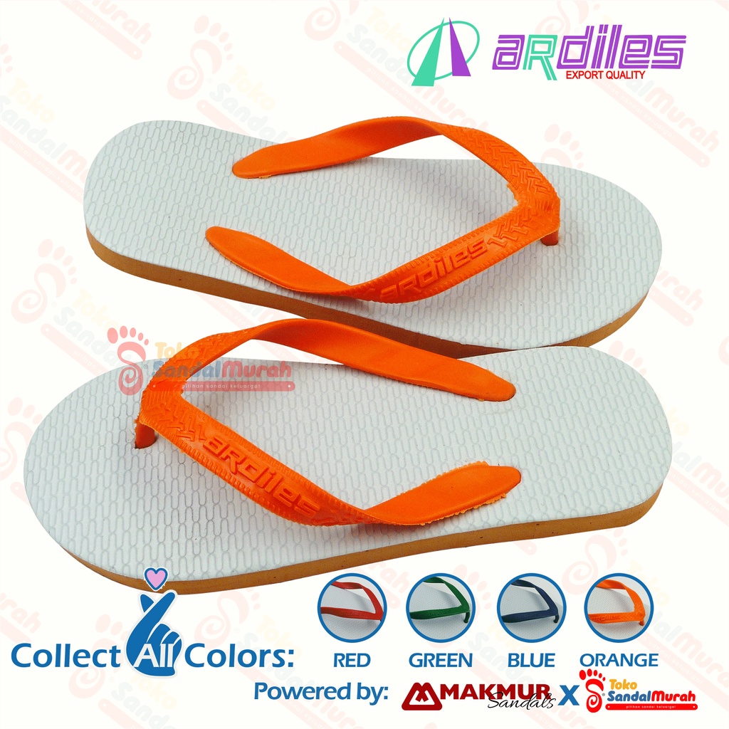 Toko Sendal Murah - Sandal Jepit Ardiles Model Klasik / Sandal Jepit Ardiles Uk 6 - 12 / Sandal Jepit Tali Warna - Warni / Sandal Jepit Nyaman Murah [Toko Sendal Murah M 05 Ardiles Lapis]