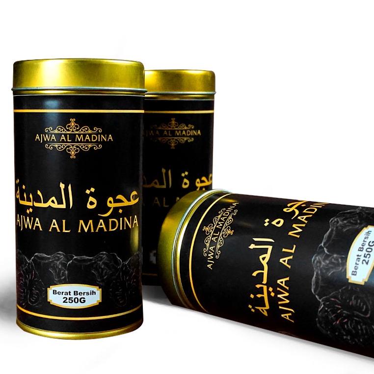 

Stok Banyak.. Kurma Nabi Ajwa 250 gr Original Kaleng 40
