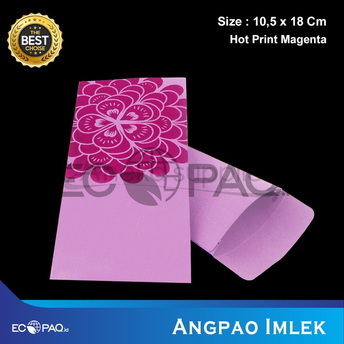 

Angpau Merah - Angpao Imlek -Amplop Imlek | bunga MAGENTA (6 pcs) PINK